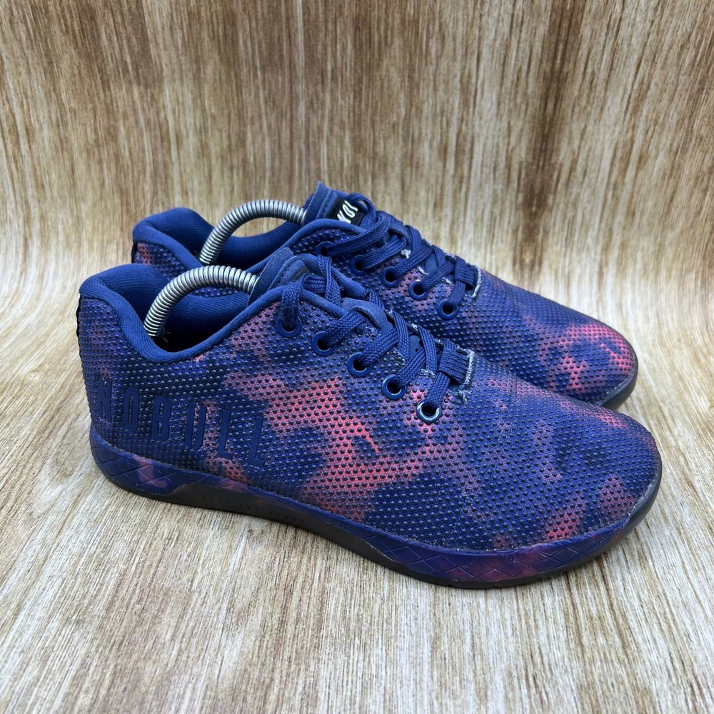 NOBULL SuperFabric Trainer Women's Size 7.5 Blue Pink Tie Dye Training Shoes